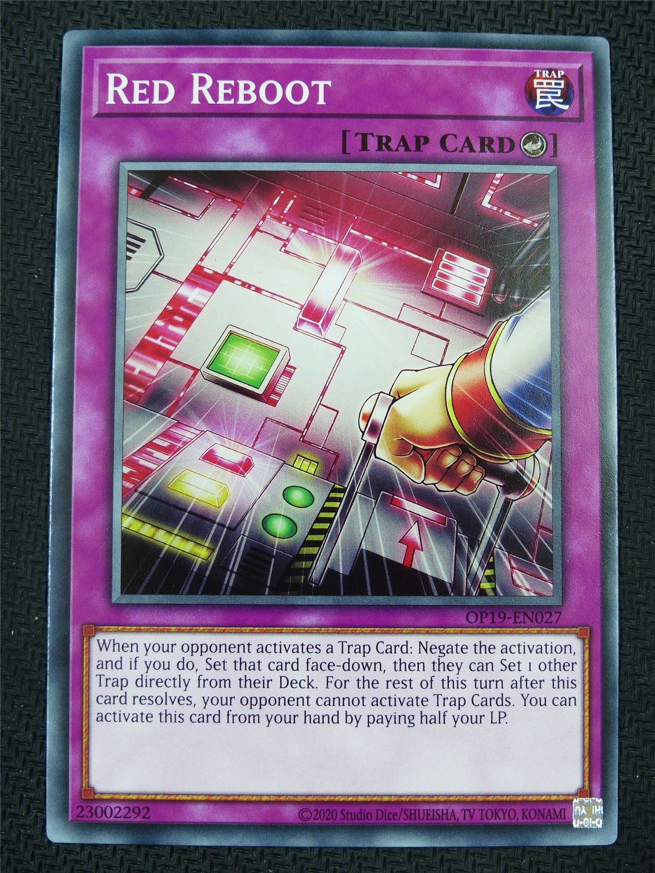 Red Reboot OP19 - Yugioh Card #5SY