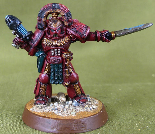 Classic Metal Captain  - Space Marines - Painted - Warhammer AoS 40k #GS