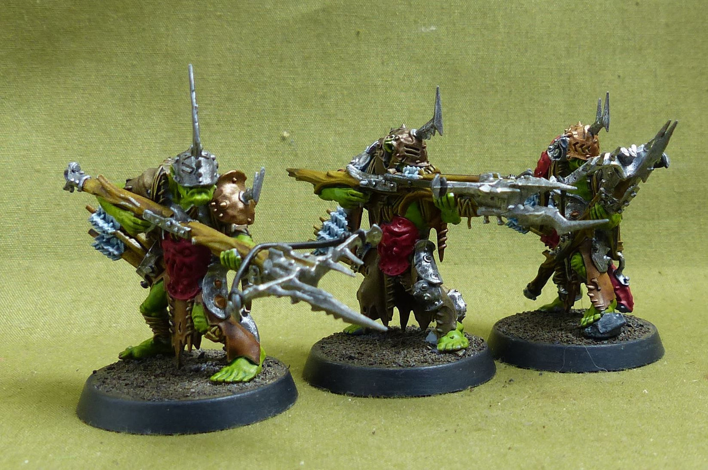 Man-Skewer Boltboyz painted - Orruk Warclans - Warhammer AoS #2P1