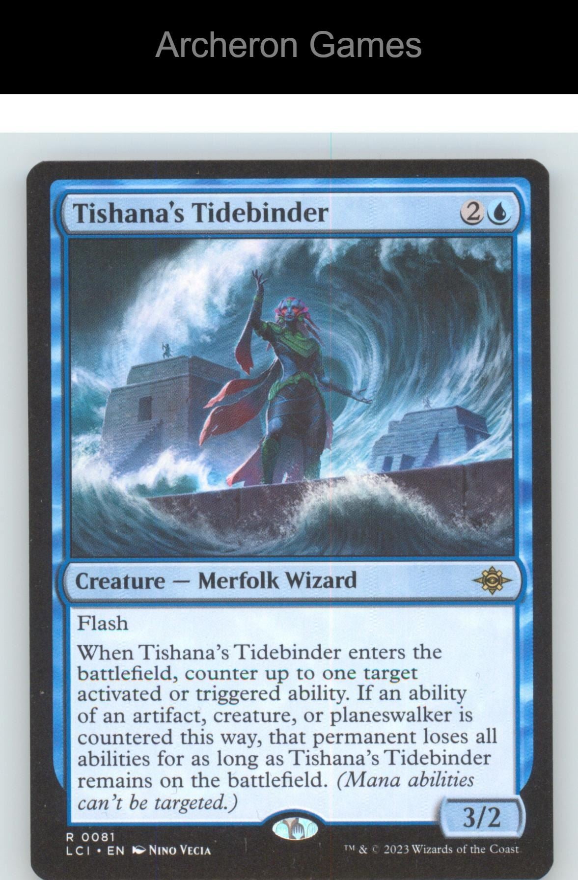 Tishana's Tidebinder LCI 81 R MTG Card The Lost Caverns of Ixalan
