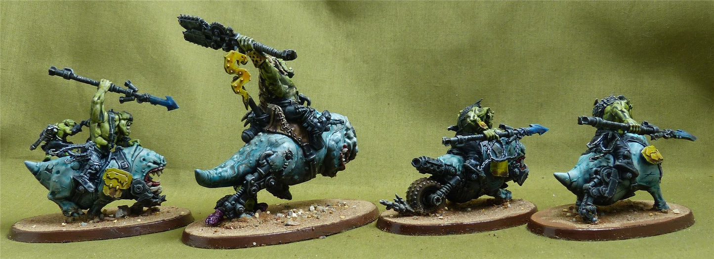 Squighog Boyz painted - Orks - Warhammer 40K #50F