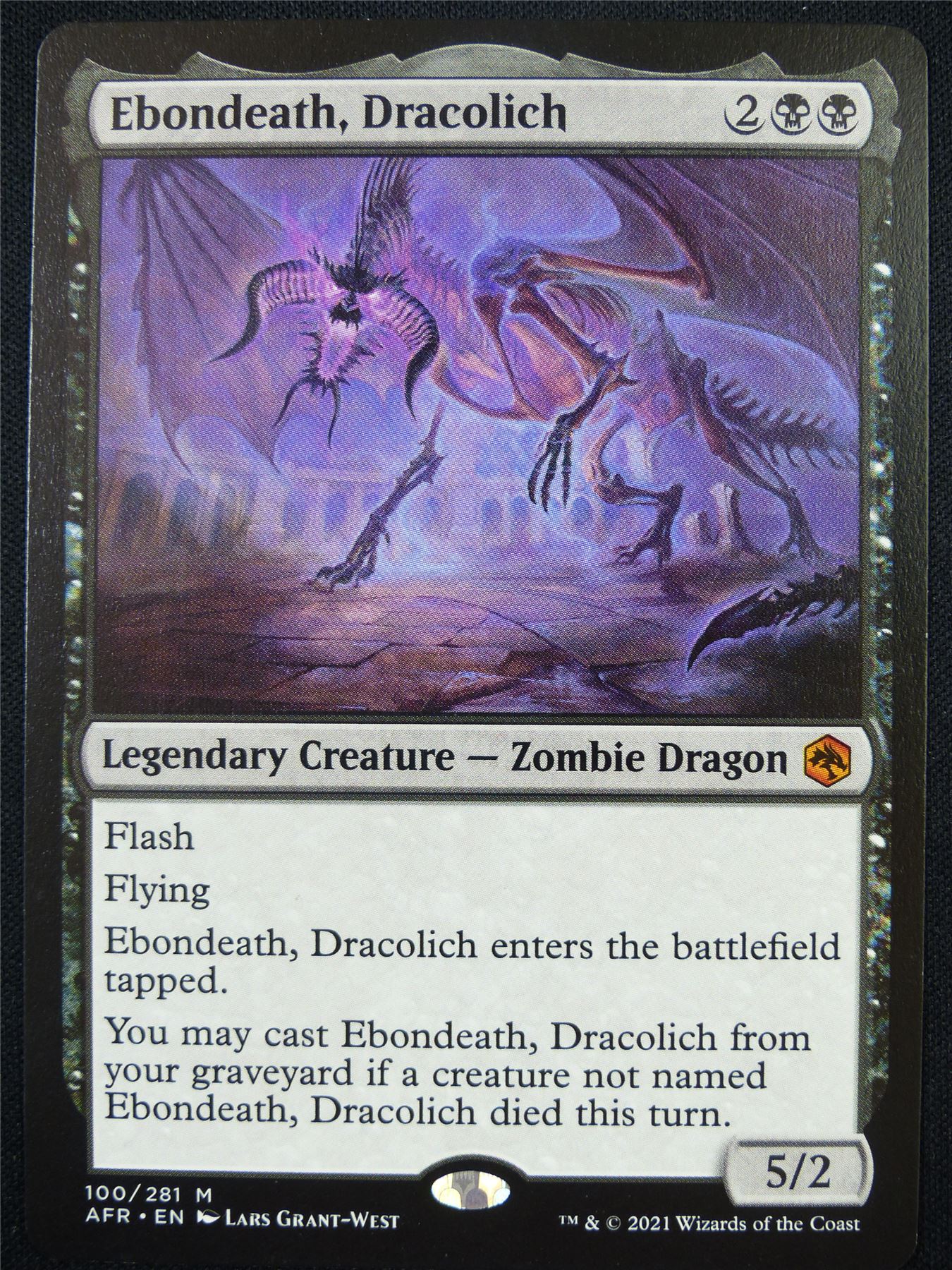 Ebondeath Dracolich - AFR - Mtg Card #ZM