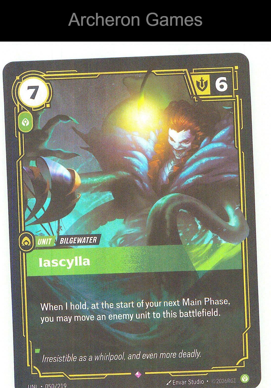 Iascylla UNL 050/219 R Unleashed Riftbound Card