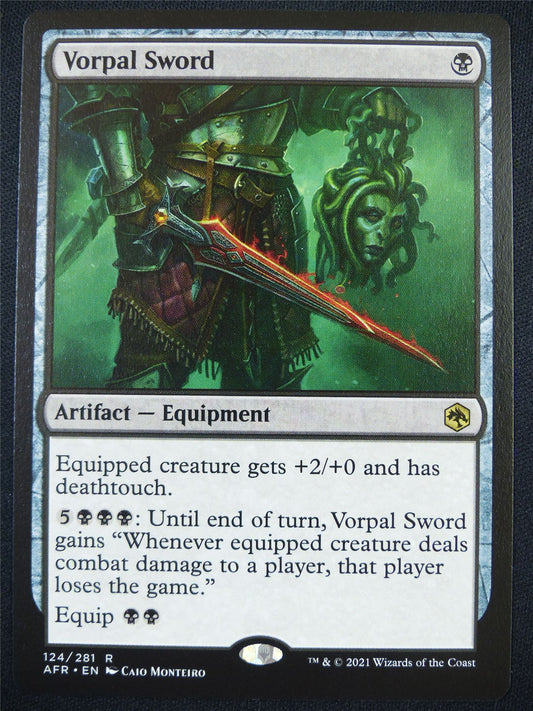 Vorpal Sword - AFR - Mtg Card #5BH