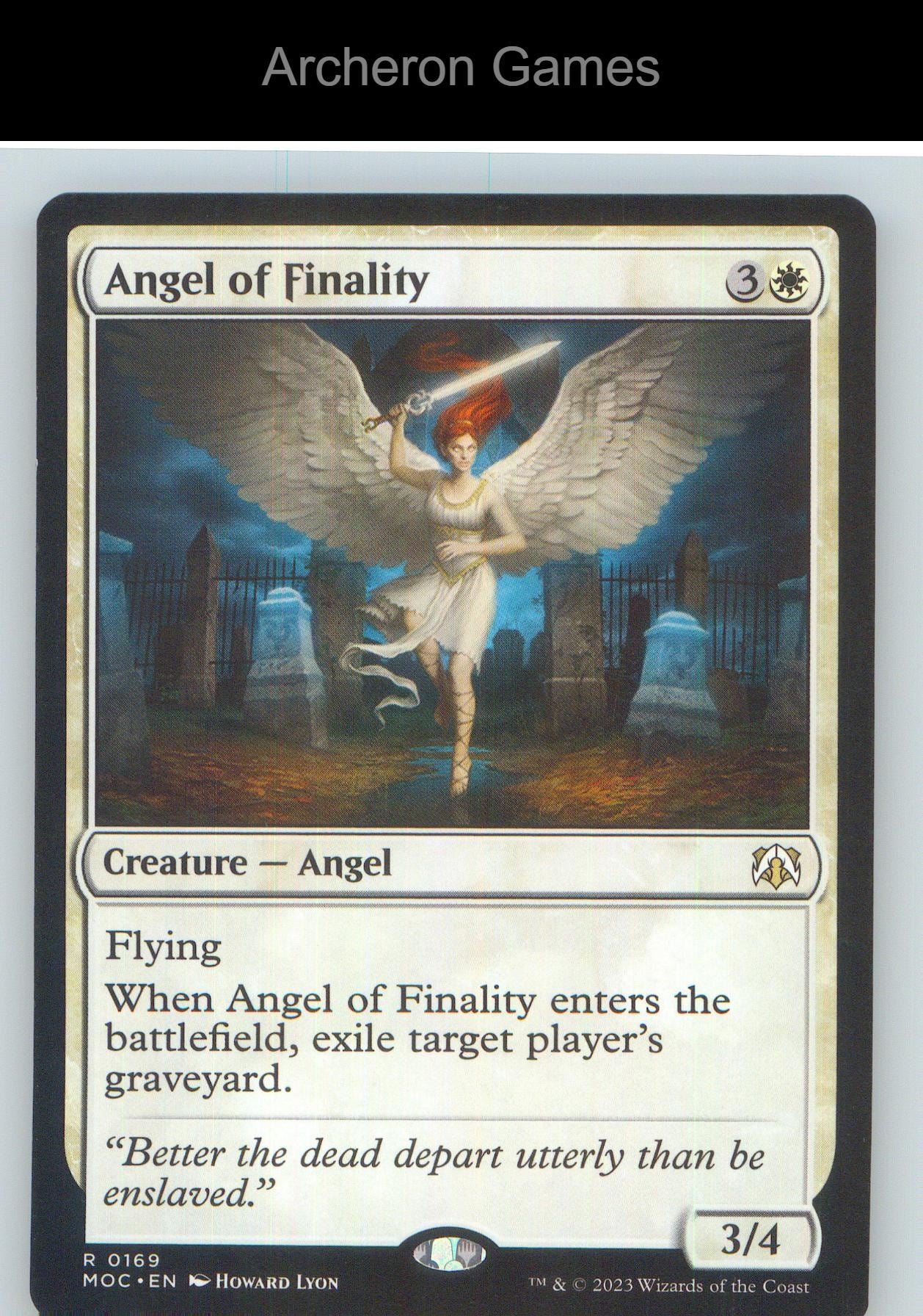 Angel of Finality MOC 169 R MTG Card NM/EX+