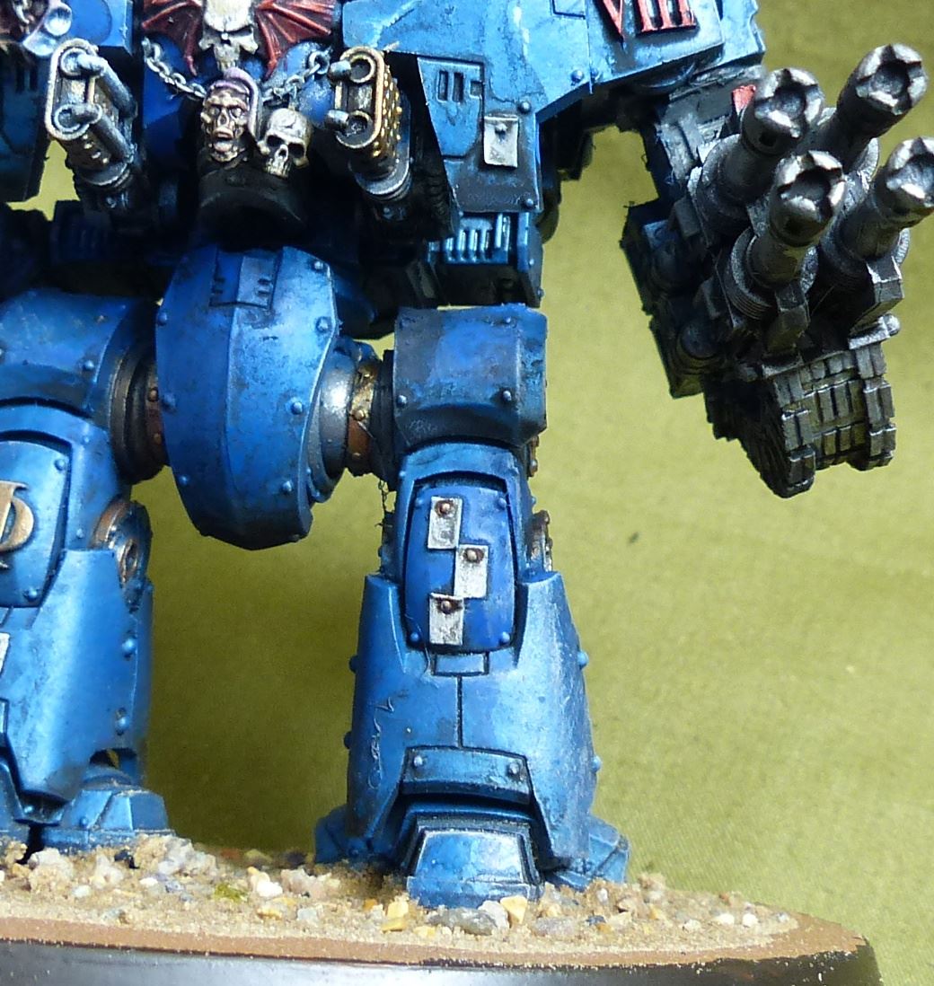 Leviathan Siege Dreadnought painted - Nightlords - Warhammer Horus Heresy #5BD