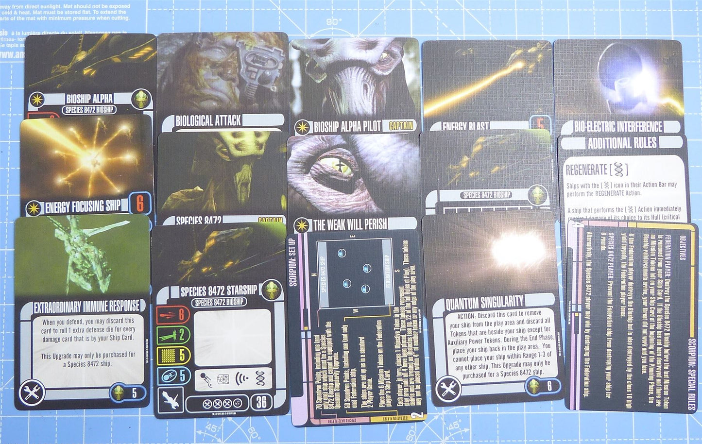 Bioship Alpha Ship Species 8472 - Star Trek: Attack Wing #V4