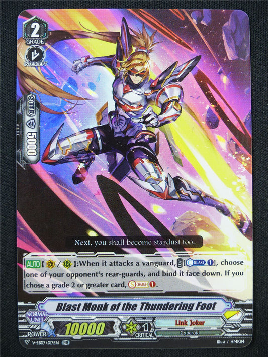 Blast Monk of the Thundering Foot V-EB07 RR - Vanguard Card #2H3