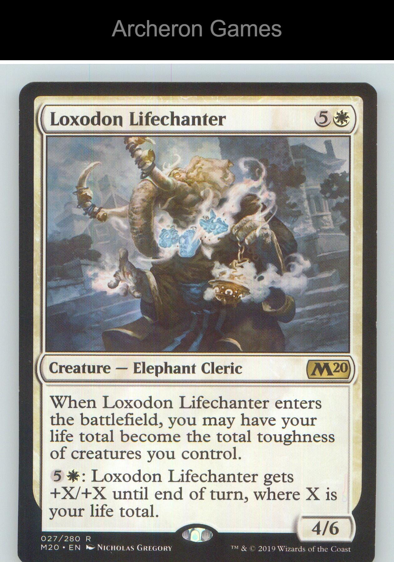 Loxodon Lifechanter M20 27 R MTG Card NM/EX+