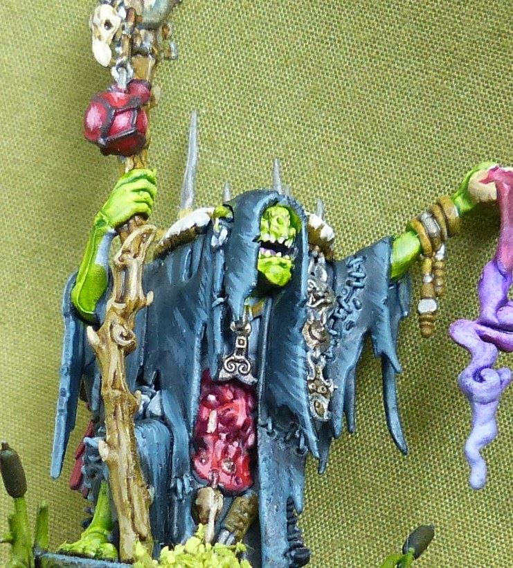Swampcalla Shaman with Pot-grot painted - Orruk Warclans - Warhammer AoS #2P2