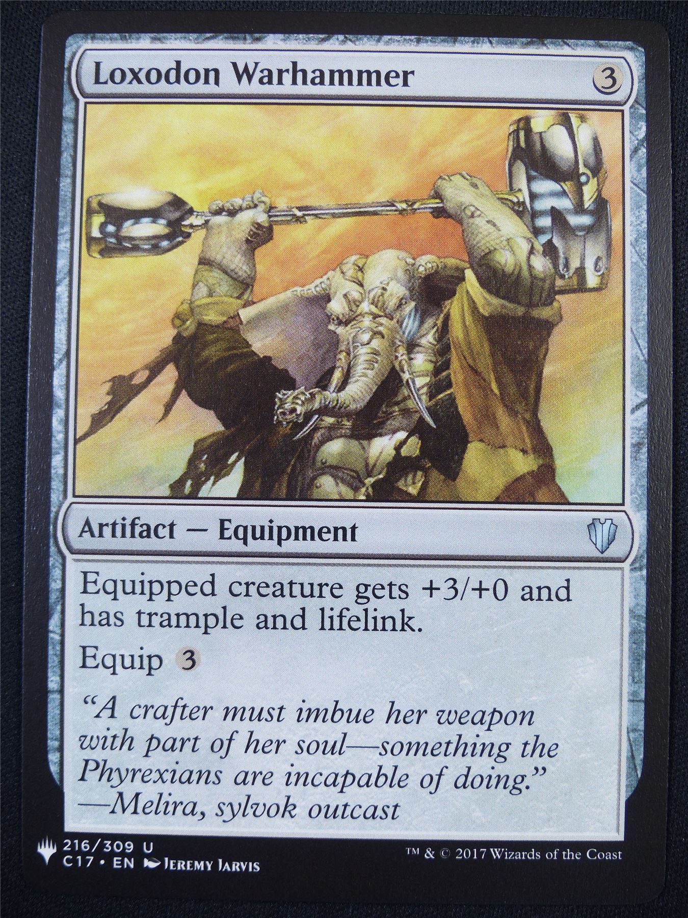 Loxodon Warhammer - C17 - Mtg Card #5DG