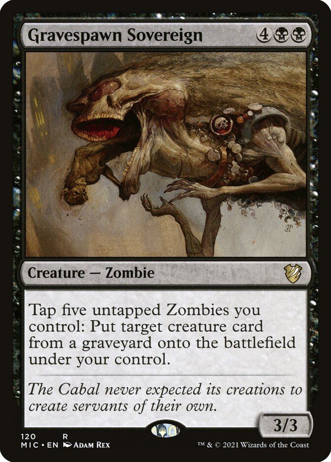 Mtg: MIC : Gravespawn Sovereign - - NM