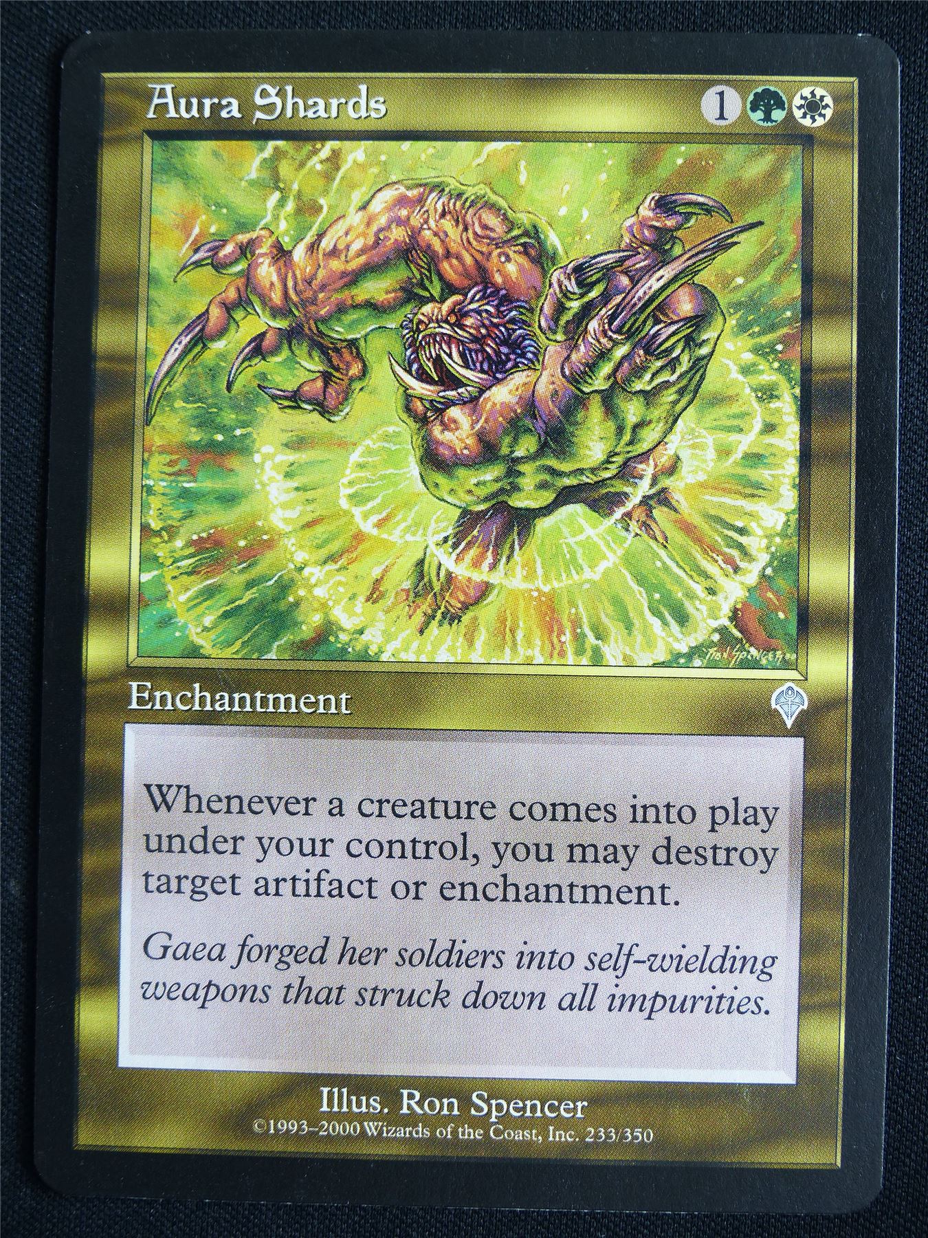 Aura Shard played - INV - Mtg Card #3J2