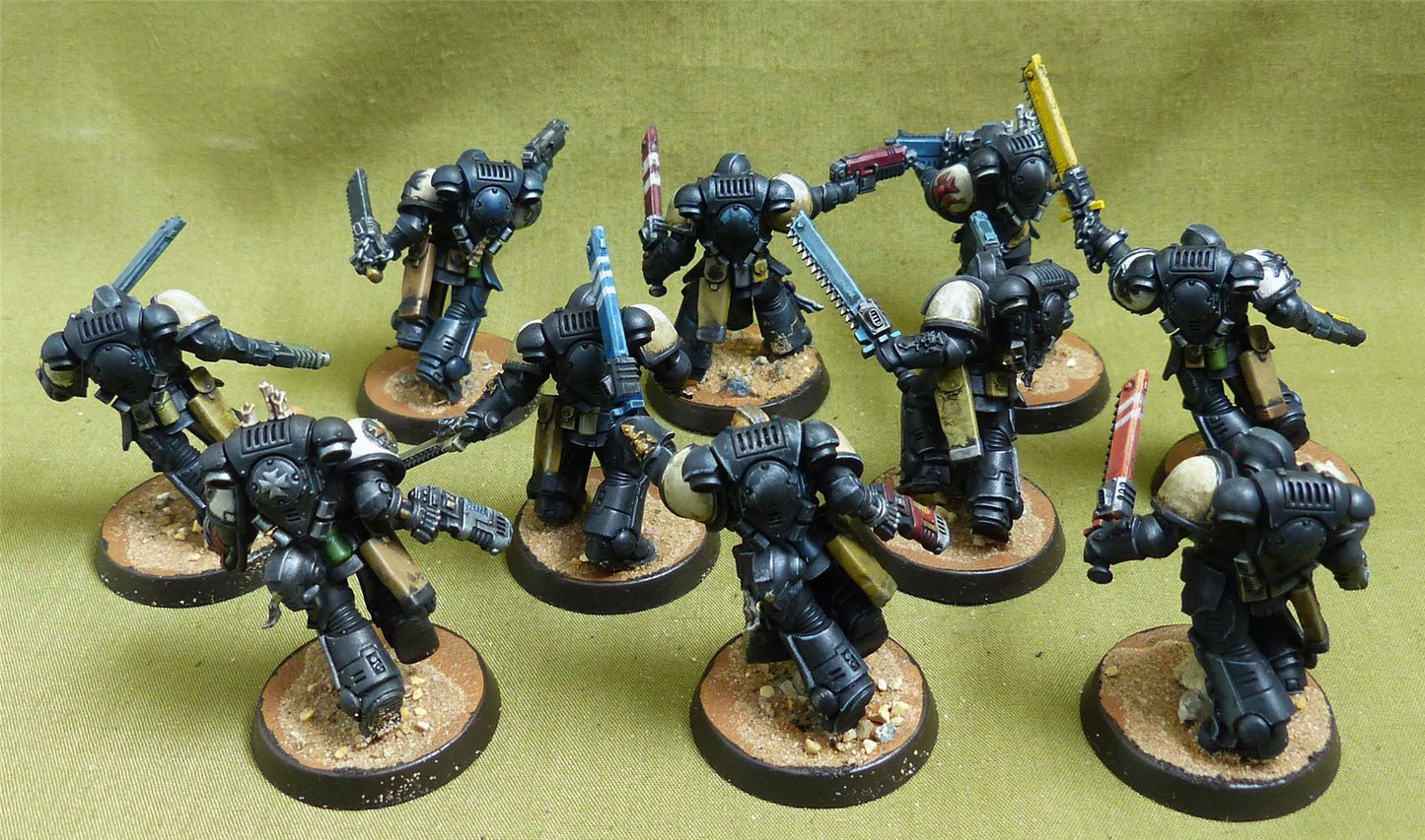 Assault Intercessor Squad painted - Space Marines - Warhammer 40K #5BO