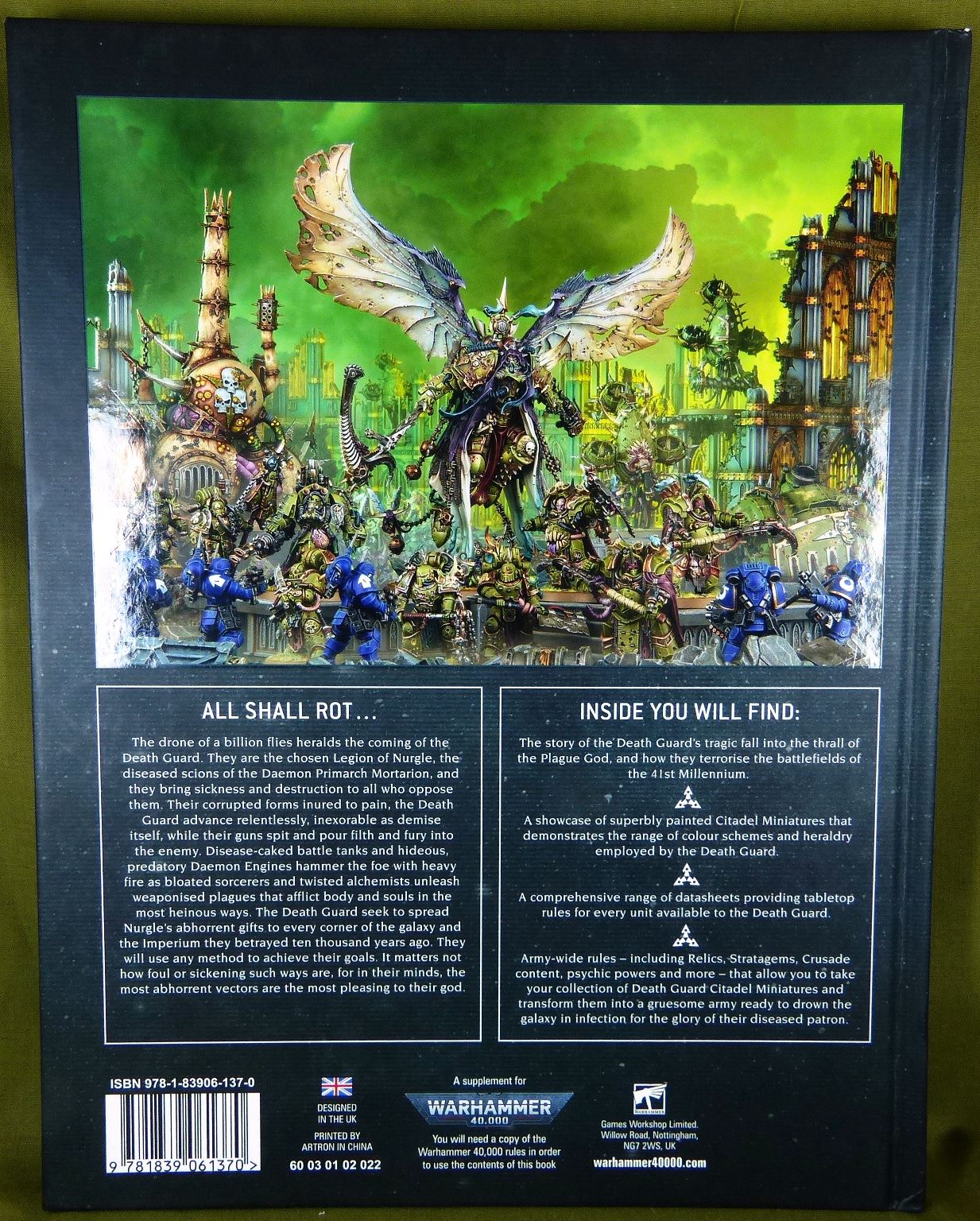 Death Guard Codex - Hardback - Warhammer AoS 40k #1FF