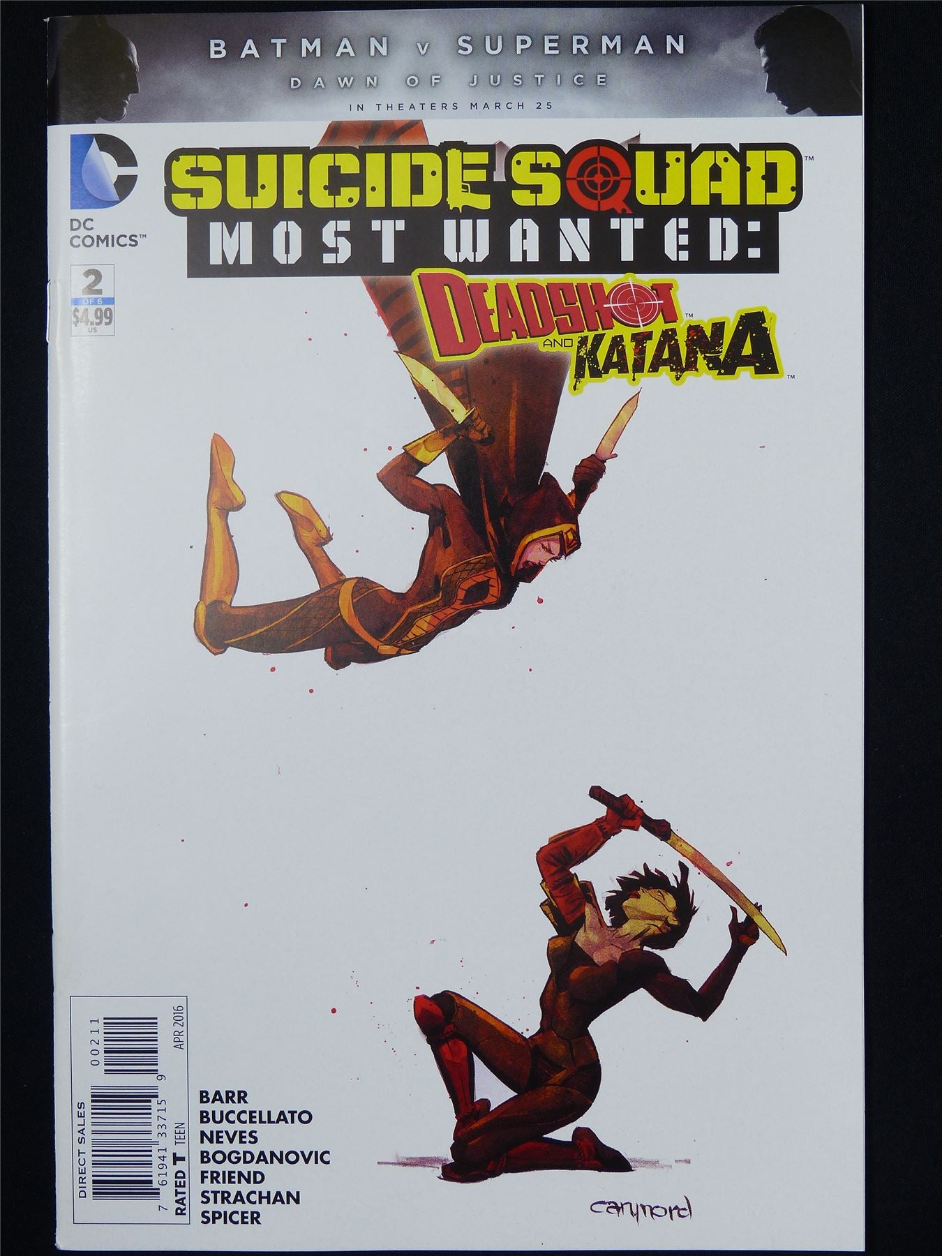 SUICIDE Squad: Most Wanted: Deadshot and Katana #2 - B&B DC Comic #83U