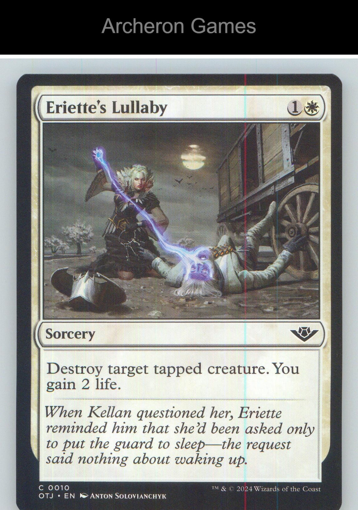 Eriette's Lullaby OTJ 10 C MTG Card NM/EX+