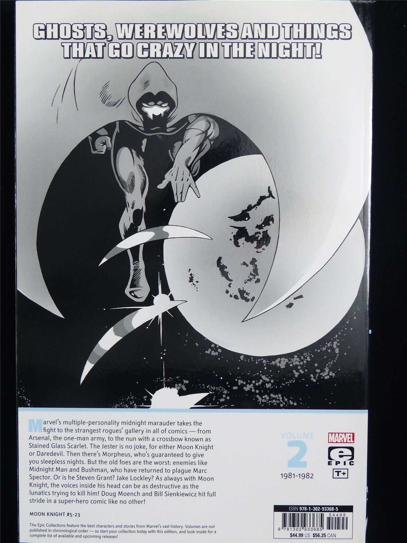 Moon Knight: Shadows of the Moon - Epic Collection Volume 2 - Marvel Graphic Softback #33C