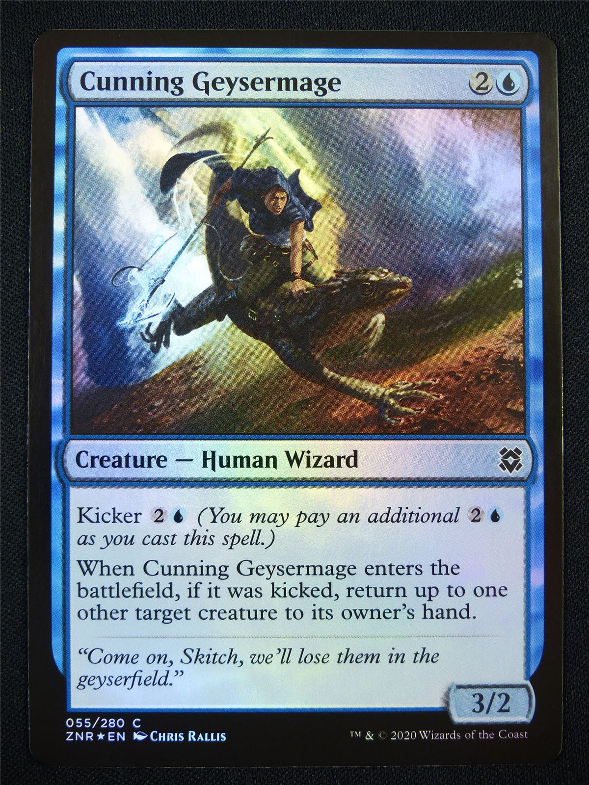 Cunning Geysermage Foil - Mtg Card #1R8