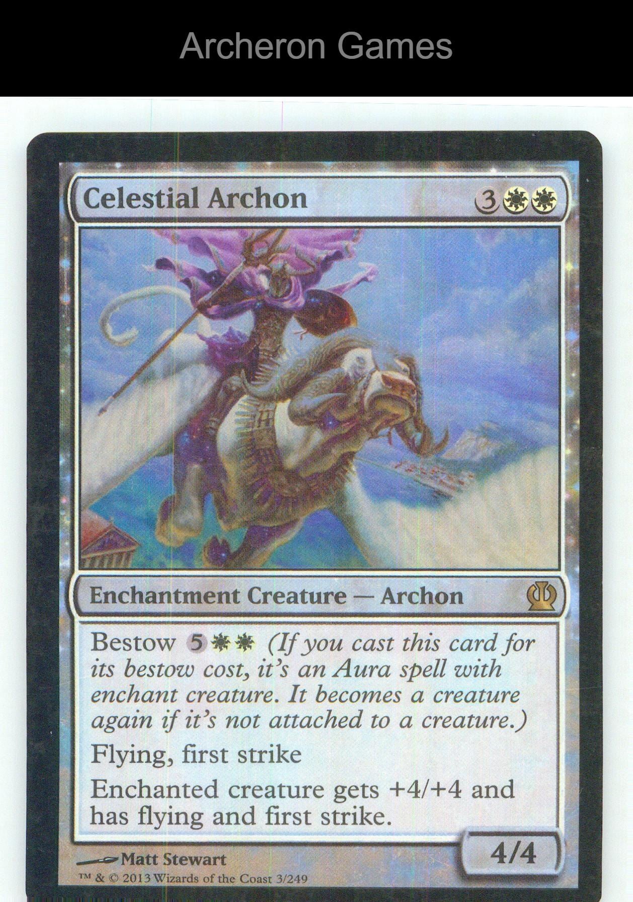 Celestial Archon THS 3 R MTG Card NM/EX+ Foil