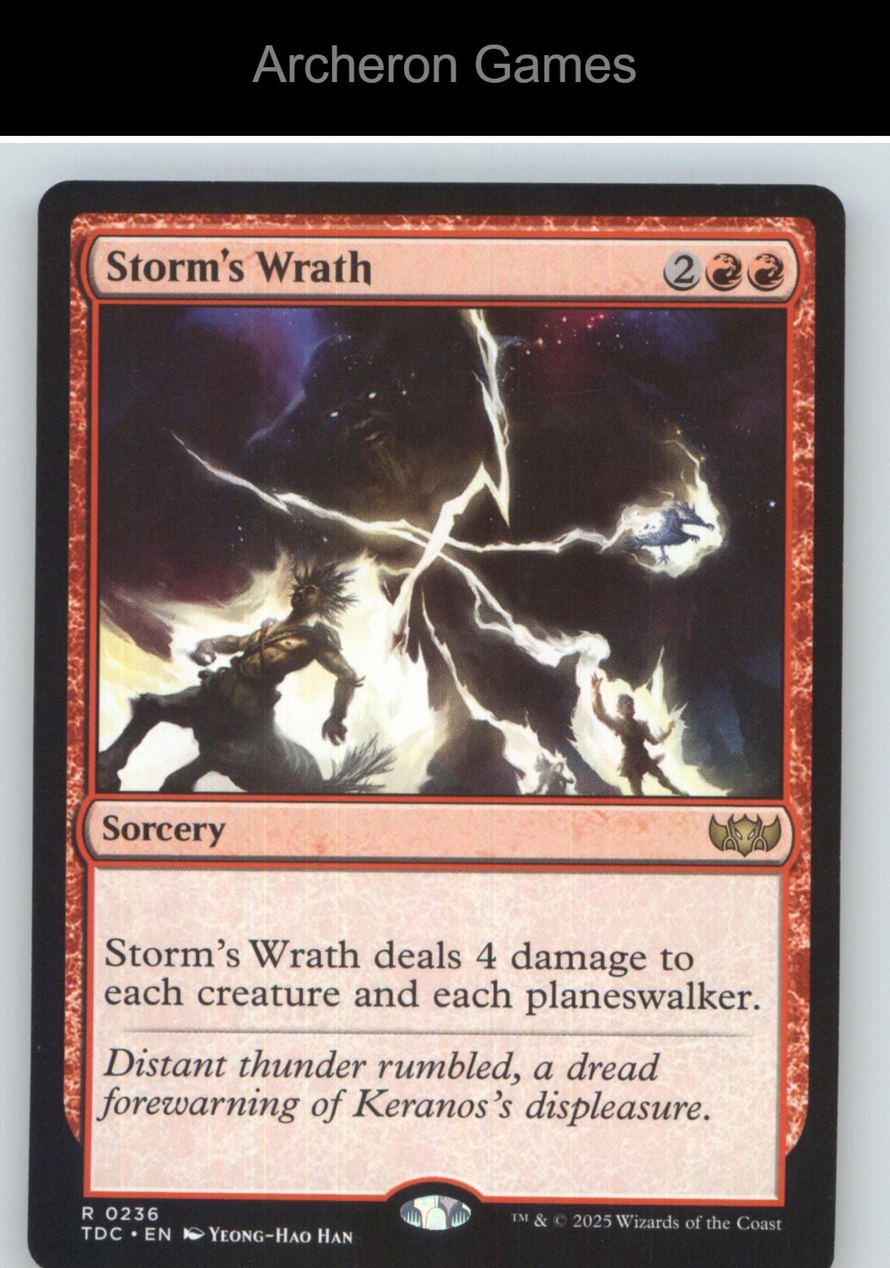 Storm's Wrath TDC 236 R MTG Card NM/EX+