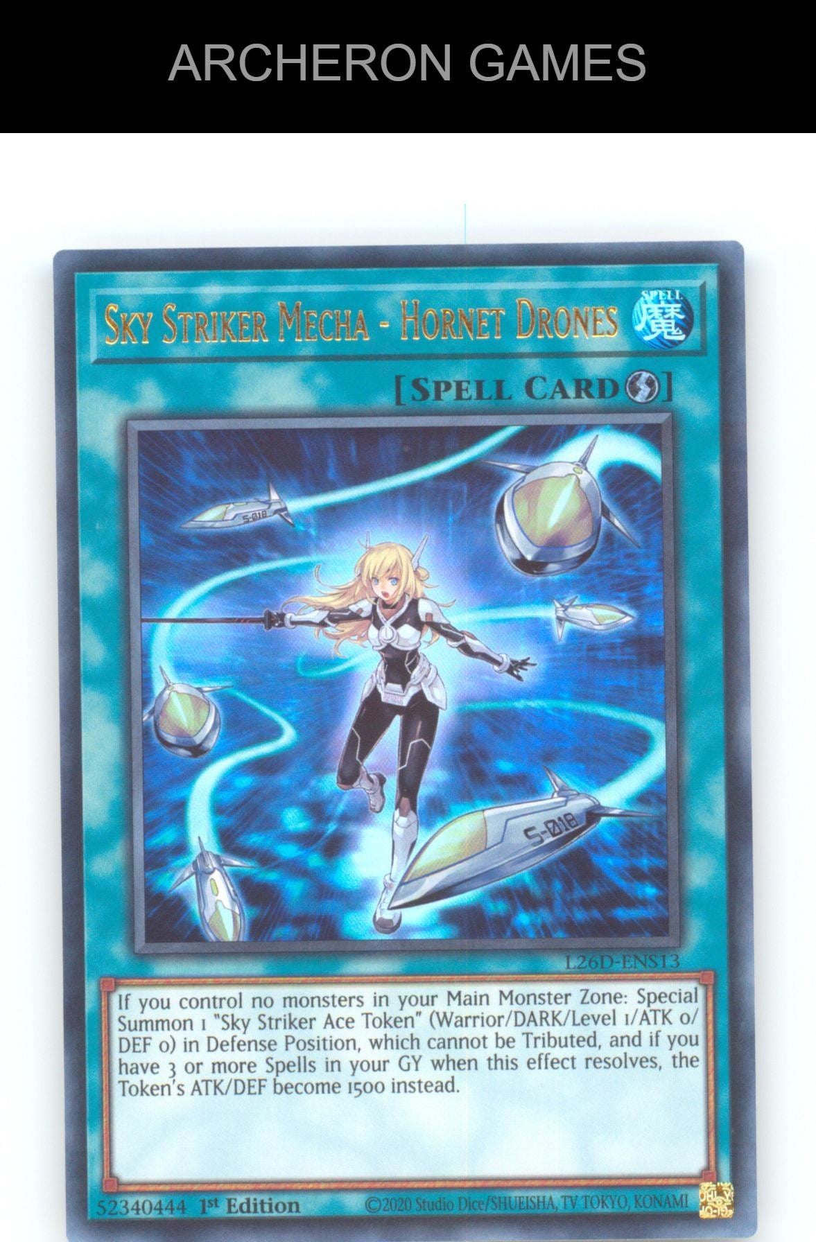 Sky Striker Mecha - Hornet Drones Ultra Rare YUGIOH Card 1st Edition