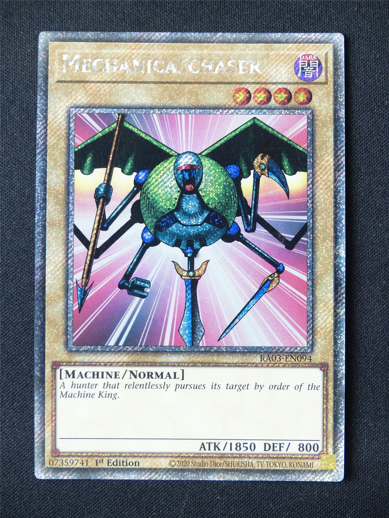 Mechanicalchaser RA03 Secret Rare - 1st ed Yugioh Card #54K