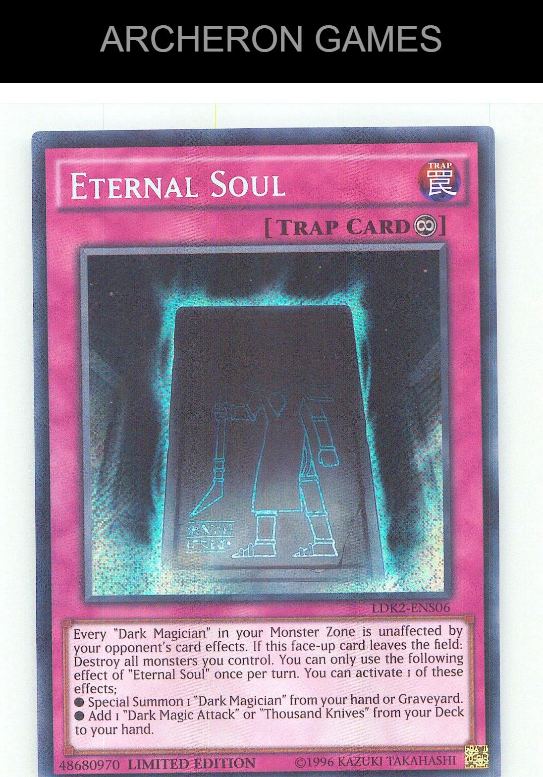 Eternal Soul SEC YUGIOH Card Limited