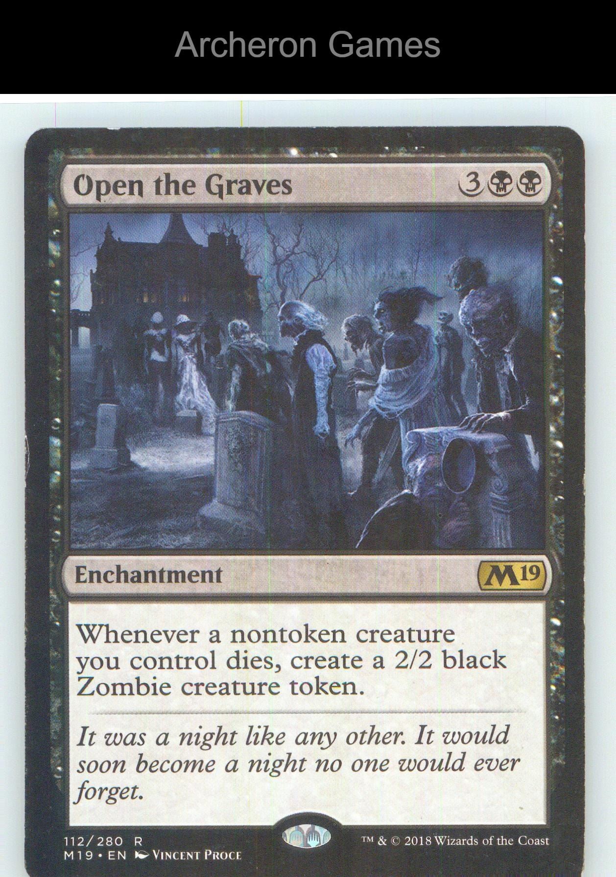 Open the Graves M19 112 R MTG Card NM/EX+