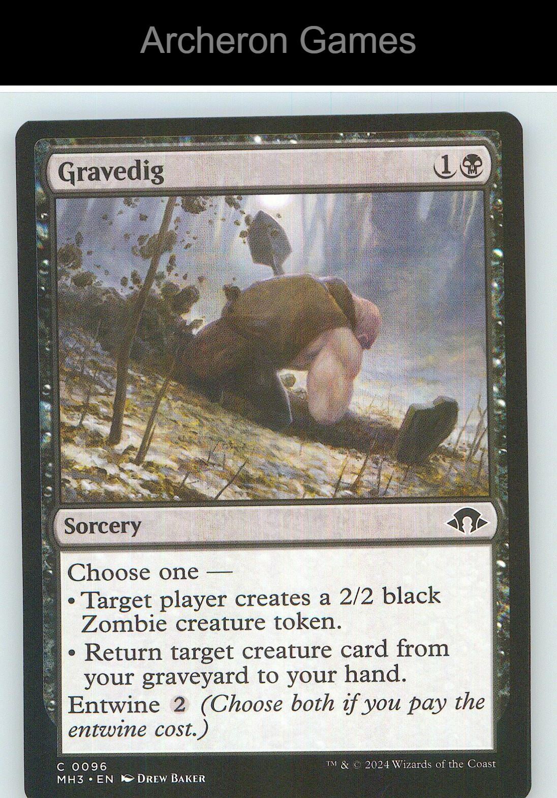 Gravedig MH3 96 C MTG Card NM/EX+