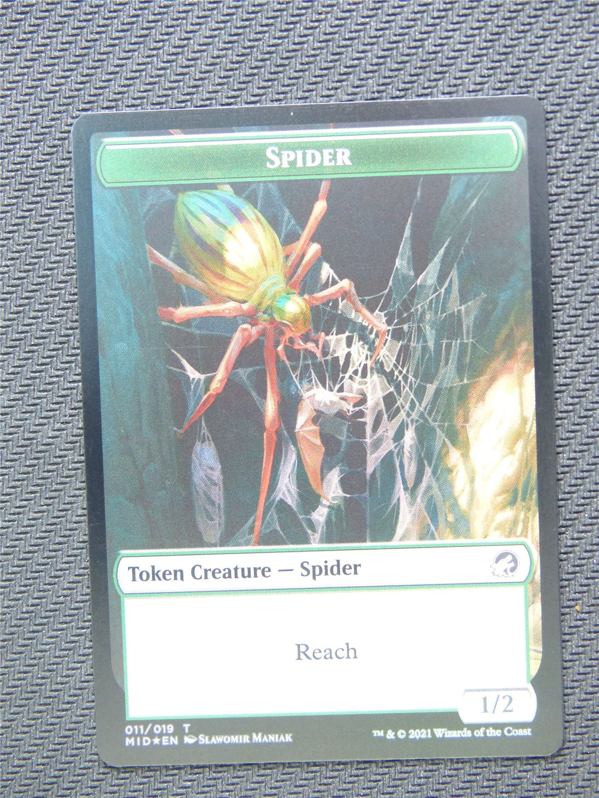 Spirit and Spider Foil Token - Innistrad - Mtg Card #3H5