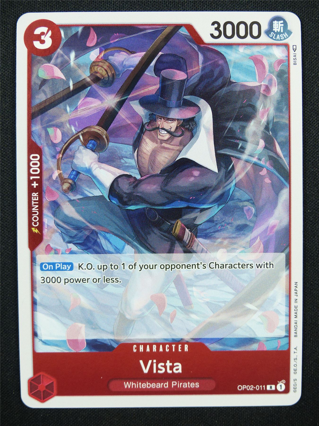 Vista OP02-011 R - One Piece Card #4C