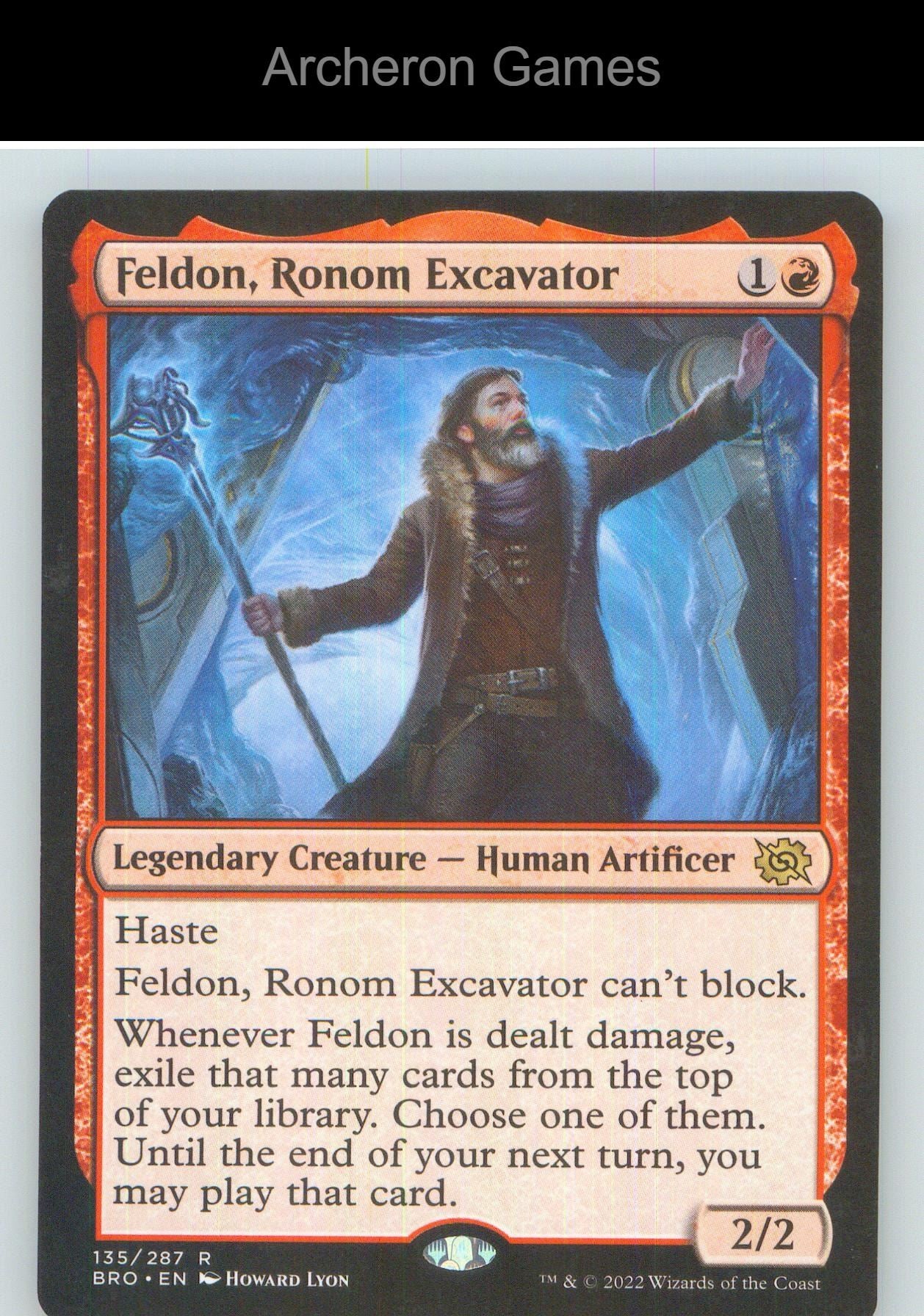 Feldon, Ronom Excavator BRO 135 R MTG Card NM/EX+