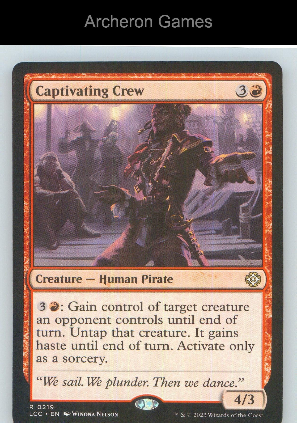 Captivating Crew LCC 219 R MTG Card NM/EX+