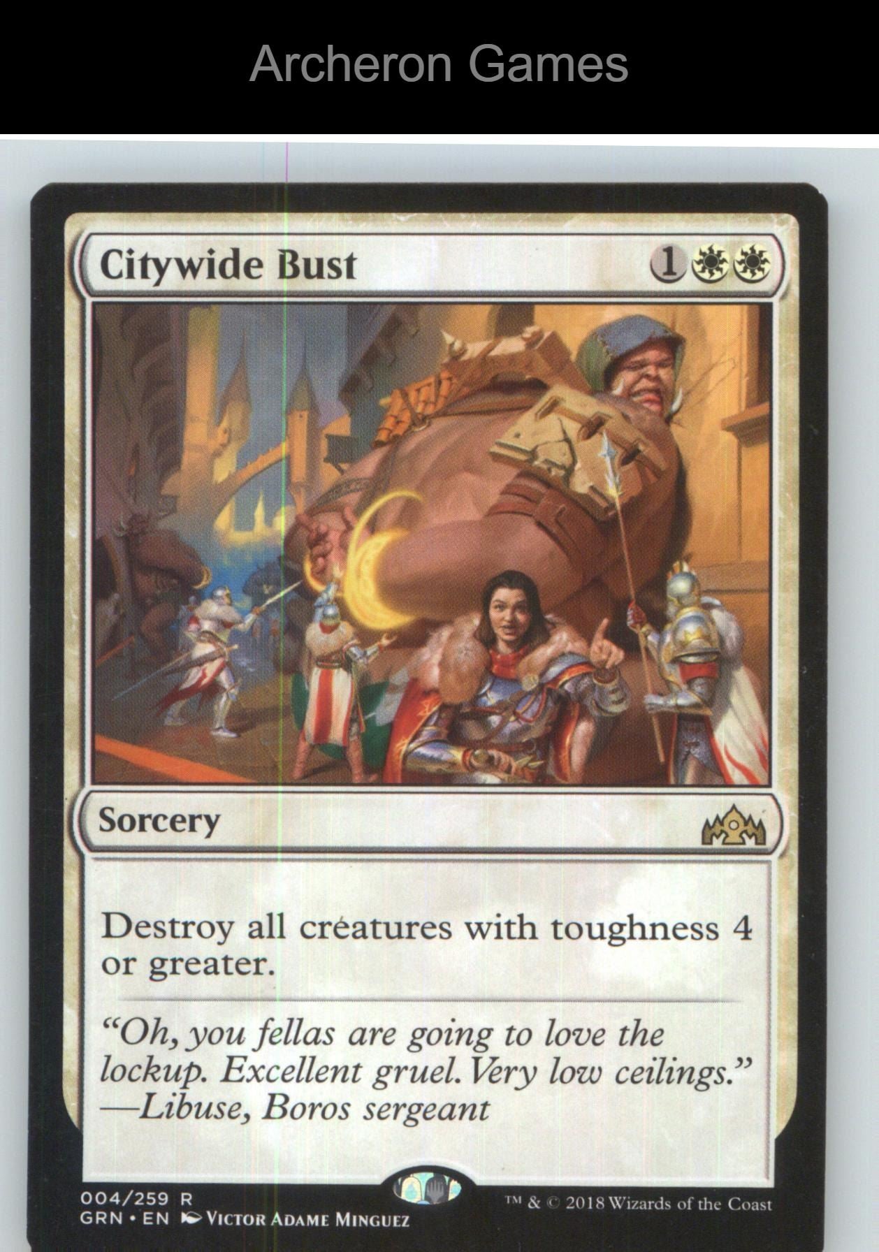 Citywide Bust GRN 4 R MTG Card NM/EX+