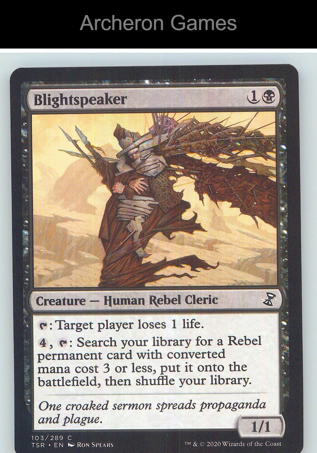 Blightspeaker TSR 103 C MTG Card NM/EX+