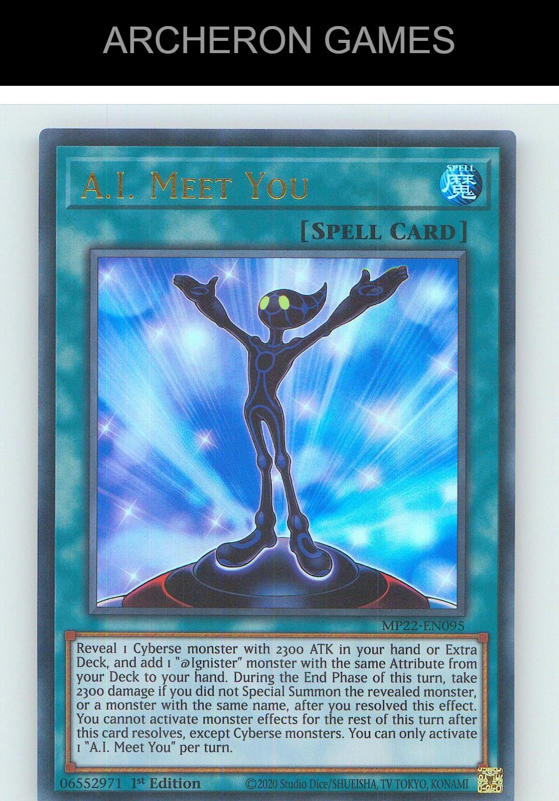 A.I. Meet You Ultra Rare YUGIOH Card 1st Edition