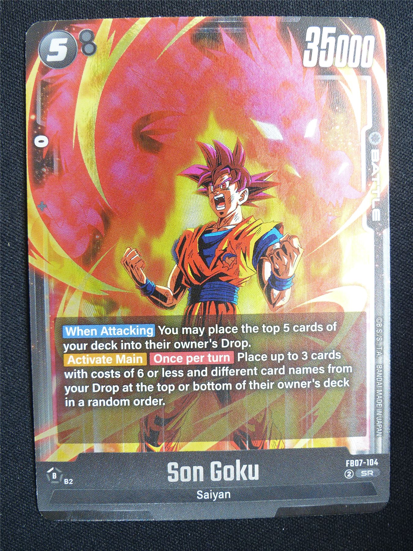 Son Goku FB07-104 Foil - Dragon Ball Super Card #17P