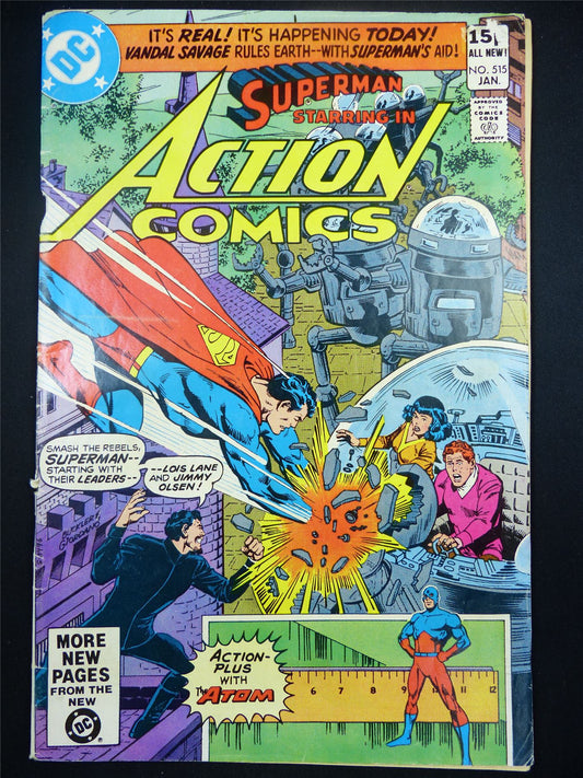 SUPERMAN Action Comics #515 - DC Comics #MC