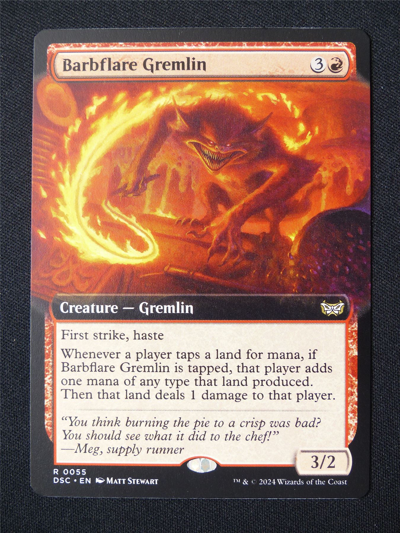Barbflare Gremlin Extended Art - DSC - Mtg Card #4V6