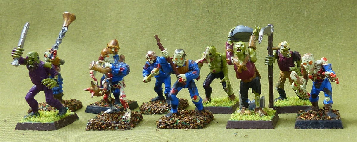 Classic Zombies painted - Undead - Warhamer Fantasy #4WA