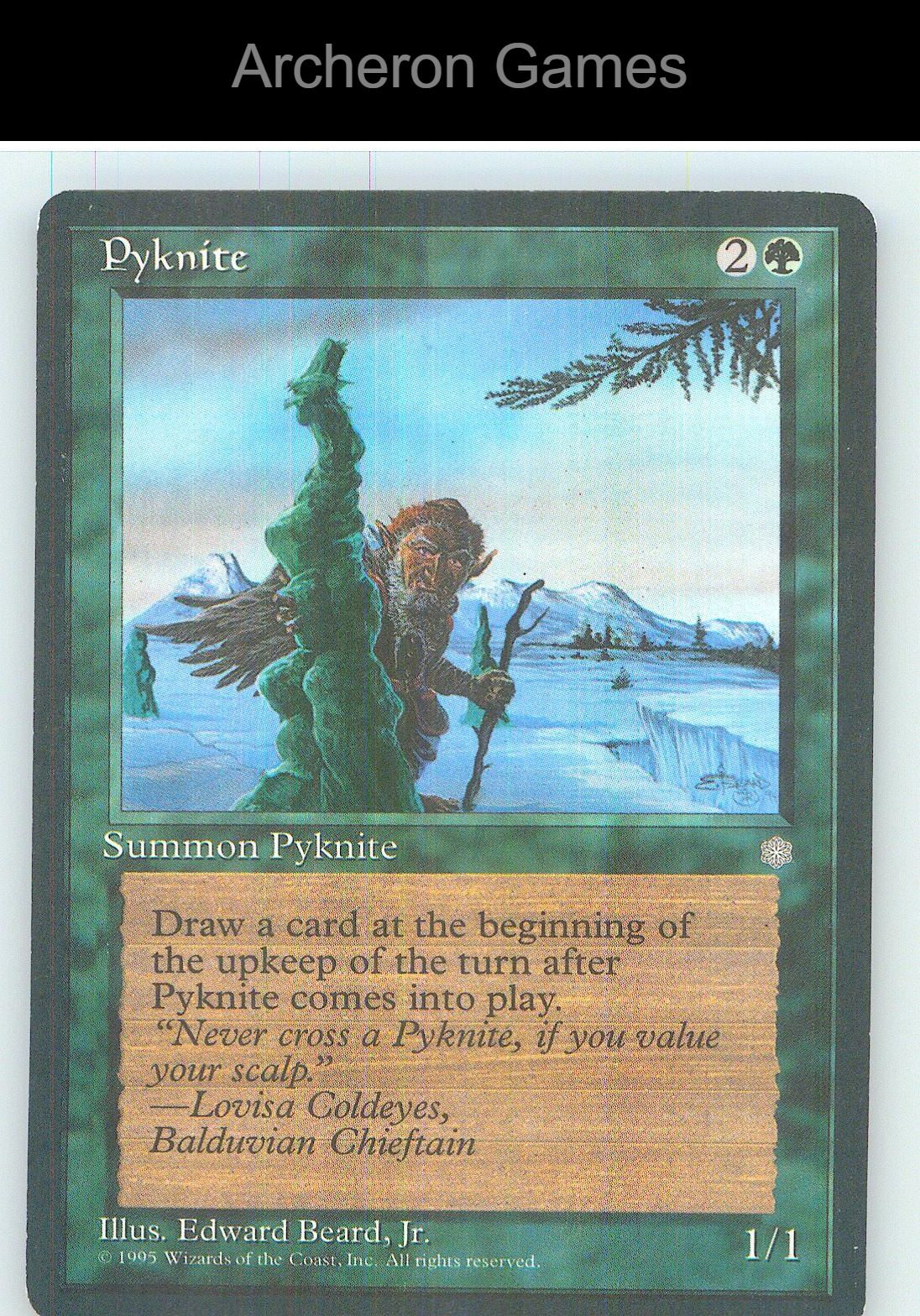 Pyknite ICE C MTG Card NM/EX+