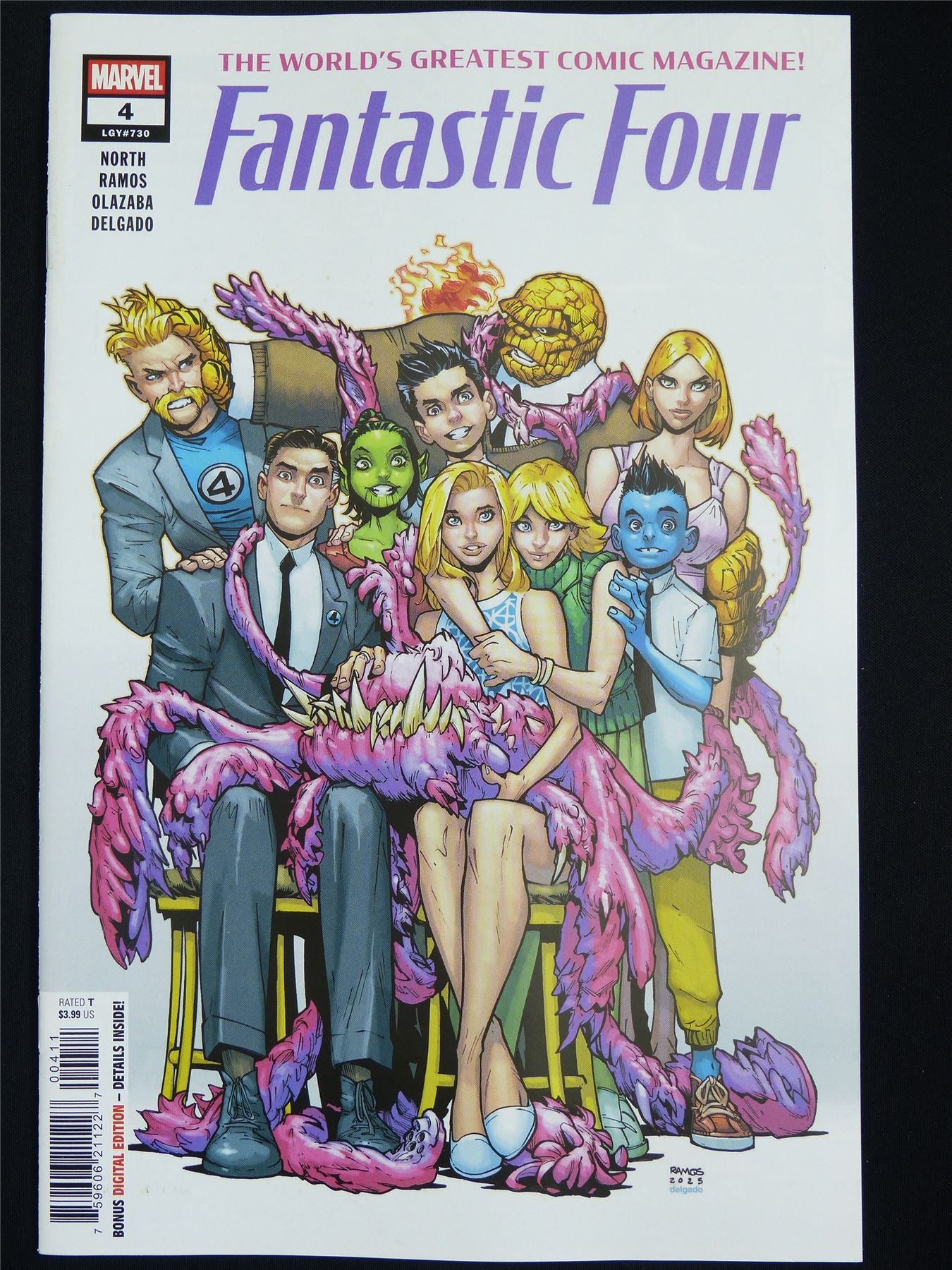 FANTASTIC Four #4 - Marvel Comic #5GG