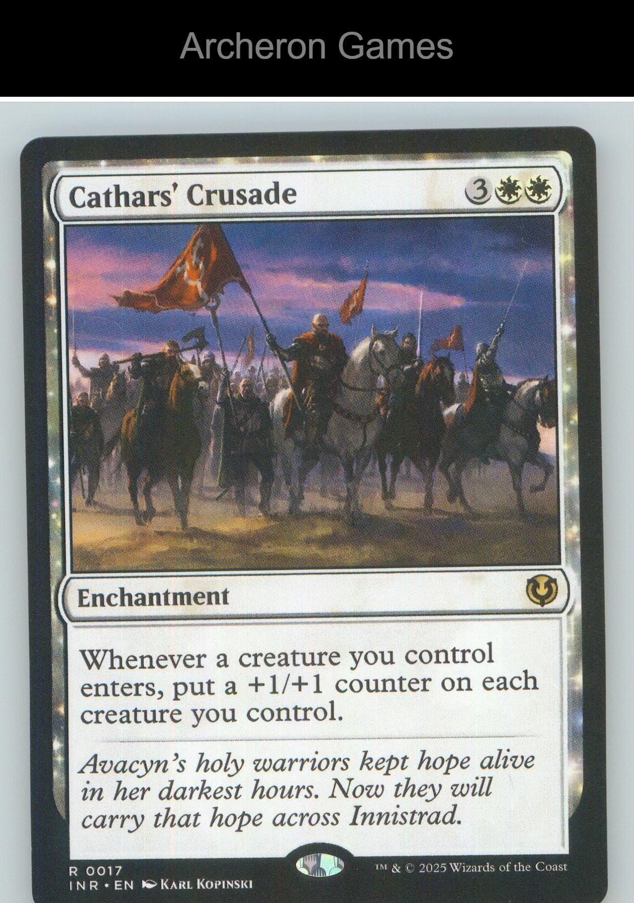 Cathars' Crusade INR 17 R MTG Card NM/EX+