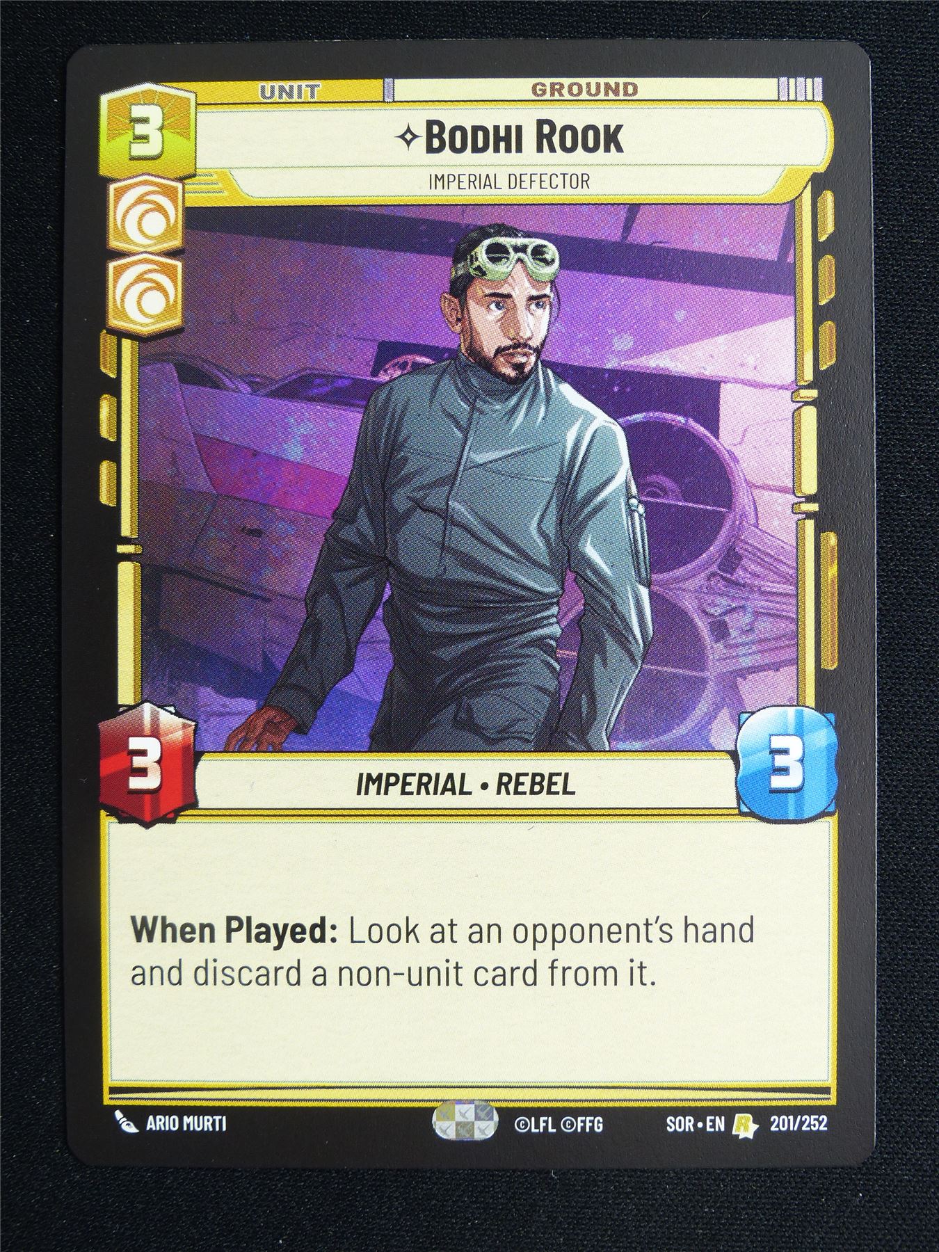 Bodhi Rook 201/252 - Star Wars Unlimited Card #3TR