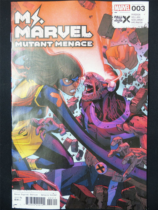 MS Marvel Mutant Menace #3 - Jul 2024 Marvel  Comic #3J