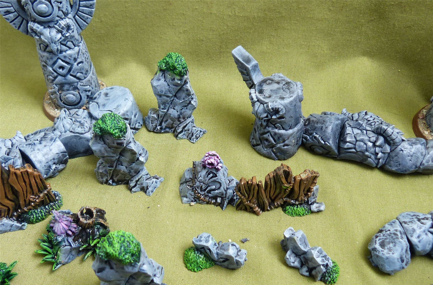 3d painted Scenery Ruins #5B8