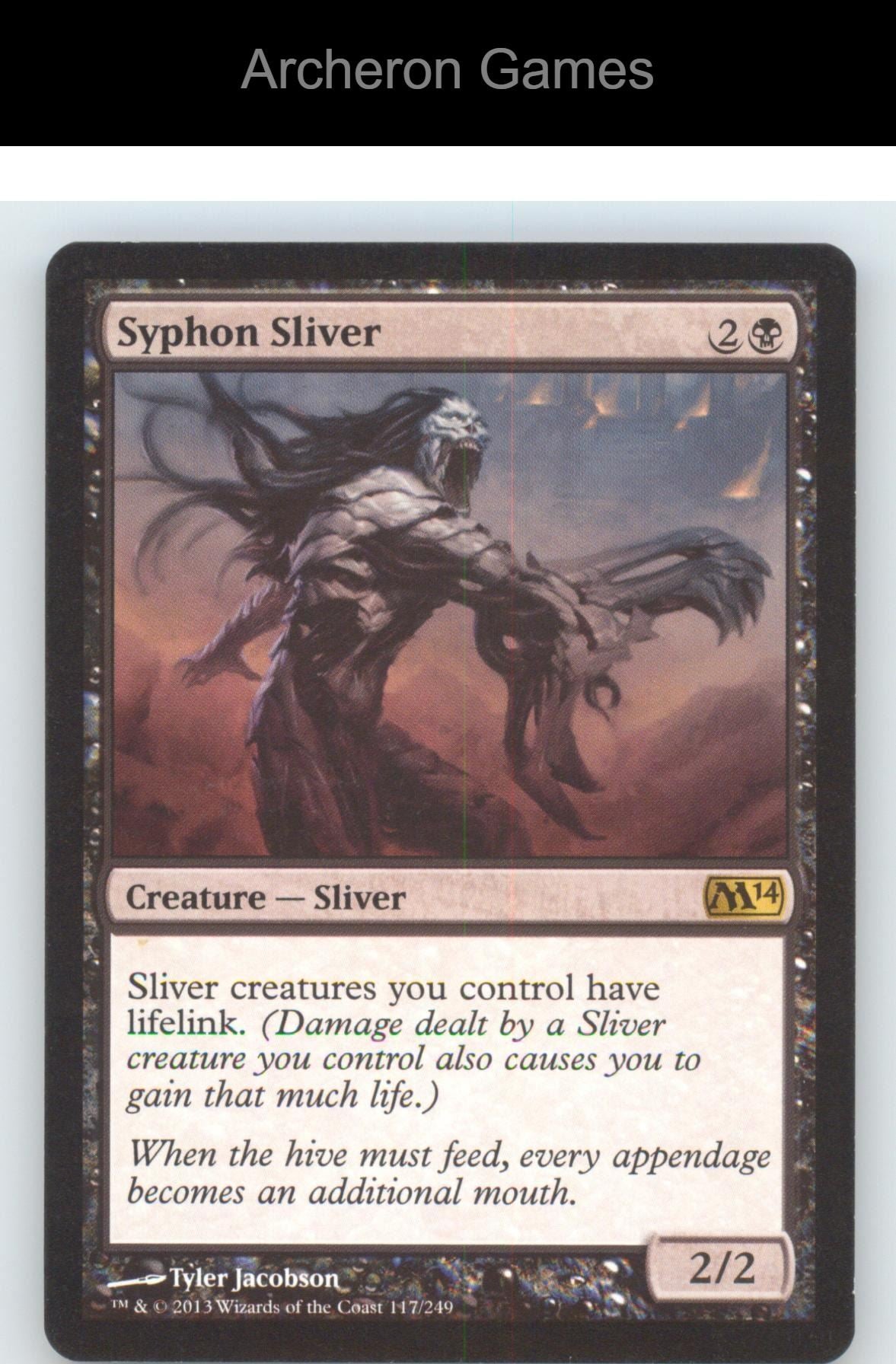 Syphon Sliver M14 117 R MTG Card Magic 2014 (M14)