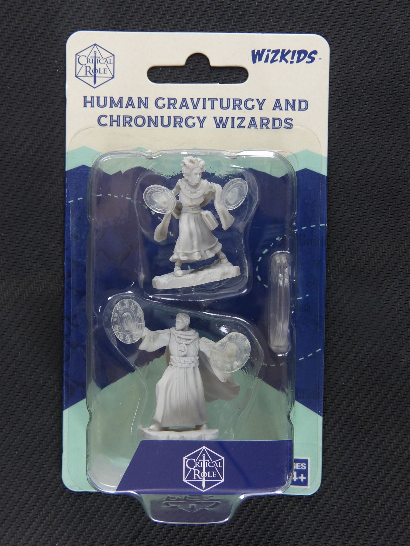 Human Graviturgy And Chronurgy Wizards - Critical Role - Wikids Miniature #JN