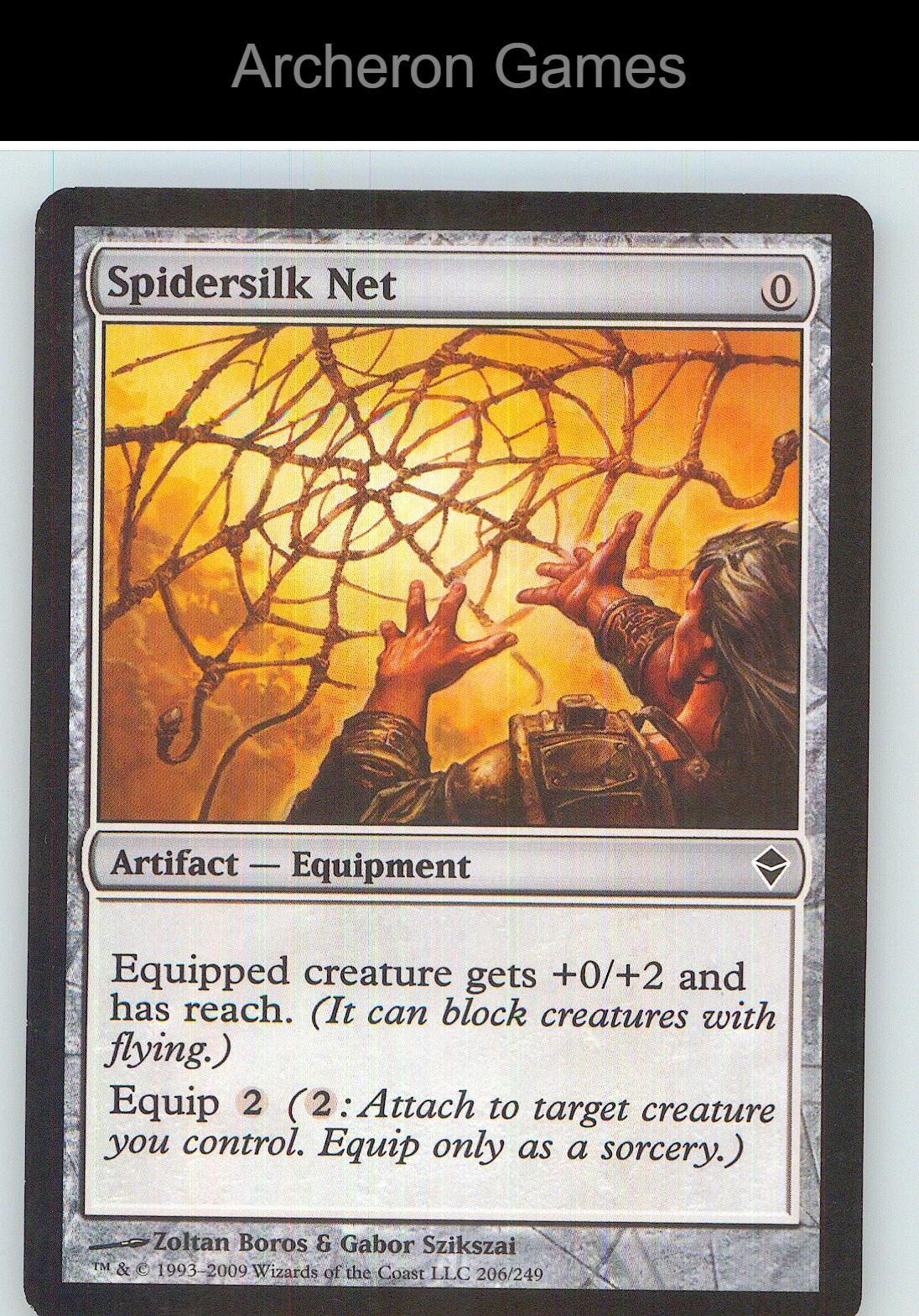 Spidersilk Net ZEN 206 C MTG Card NM/EX+